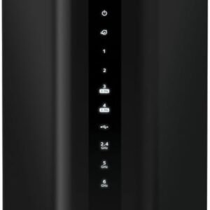 NETGEAR Nighthawk Tri-Band WiFi 7 Router (RS300), 2.5GB Port, Up to 2,500 sq. ft., 100 Devices, BE9300 802.11.be (Up to 9.3Gbps)