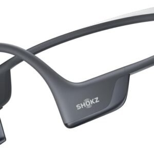 SHOKZ OpenRun Pro 2 Mini Bone Conduction Sports Headphones, Open-Ear Wireless Earphones with Bluetooth 5.3, Noise Cancelling Mics, IP55 Waterproof, 12h Playtime for Running, USB-C Quick Charge, Black