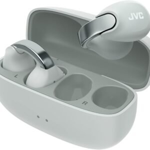 JVC Wireless Bluetooth Headphones | 24h Battery and Quick Charge | Open Ear | Lightweight and Waterproof | Ideal for Sports with IPX4 and Touch Control ?C HA-NP1T Grey Musical Instruments