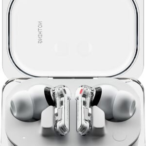 Nothing Wireless Earphones (a) Noise Cancelling/ChatGPT Compatible/Bluetooth/Up to 40.5 Hours of Use/Lightweight/Outsound Capture/High Resolution(White)