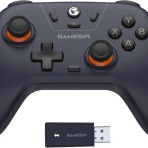 GameSir Nova Lite 2.4g Wireless Controller for Windows PC, iPhone, Android, Switch & Steam Deck, Bluetooth Controller Gamepad with Hall Effect Trigger,Turbo,Rumble Vibration (Dark Purple) Video Games