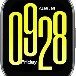 Redmi Watch 5 Active Smartwatch, 2.0 Inch LCD Display, 18 Day Battery, 140+ Sports Modes, Heart Rate and SPO? Tracking, 5ATM Waterproof, Bluetooth Calls, Fitness Tracker, Sleep Monitor - Black, black,