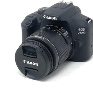 Canon EOS 2000D DSLR Camera and EF-S 18-55 mm f/3.5-5.6 is II Lens, Black??